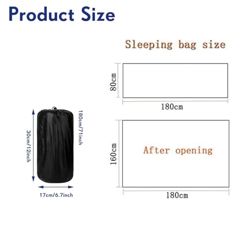 Jcwto Fleece Sleeping Bag Liner, Sleeping Sack Adult Travel, Sleeping Bag Sheets, Lightweight Travel Camping Sheet, 71 in x 32 in, Unisex Adult