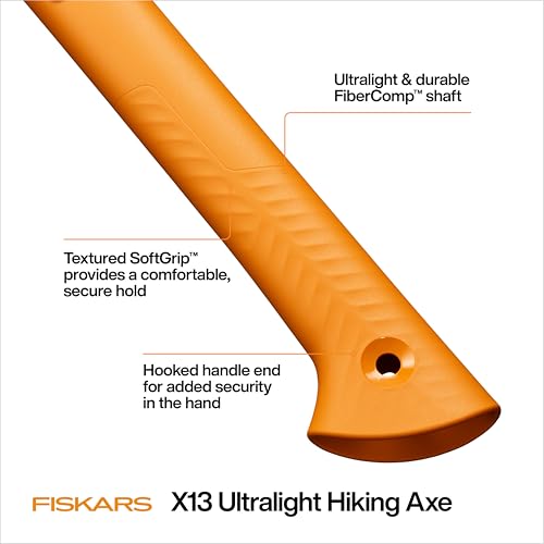 Fiskars Super Splitting Axe, Wood Splitter for Medium to Large Size Logs, with Shock-Absorbing FiberComp Handle