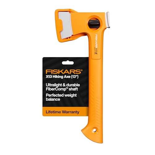 Fiskars Super Splitting Axe, Wood Splitter for Medium to Large Size Logs, with Shock-Absorbing FiberComp Handle