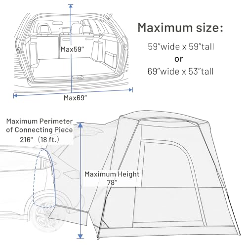 Timber Ridge Truck-Bed-Tents SUV Camping Tent