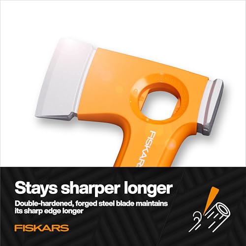 Fiskars Super Splitting Axe, Wood Splitter for Medium to Large Size Logs, with Shock-Absorbing FiberComp Handle