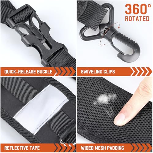 Pitozer Backpack Straps Paded Shoulder Strap Replacement for bag/beachchair
