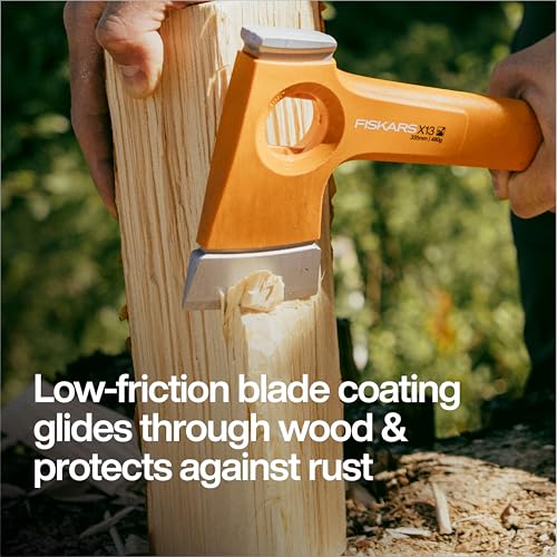 Fiskars Super Splitting Axe, Wood Splitter for Medium to Large Size Logs, with Shock-Absorbing FiberComp Handle