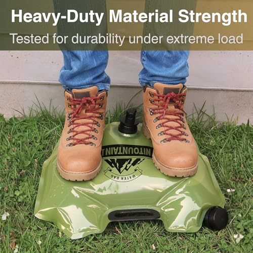 CoreMuse Camping Water Container 2 Gallon Collapsible Water Jug with Spout - Reusable Plastic Flasks, Foldable Empty Gallon Jug for Water Storage, Water Bag for Outdoor Hiking Emergency Prep