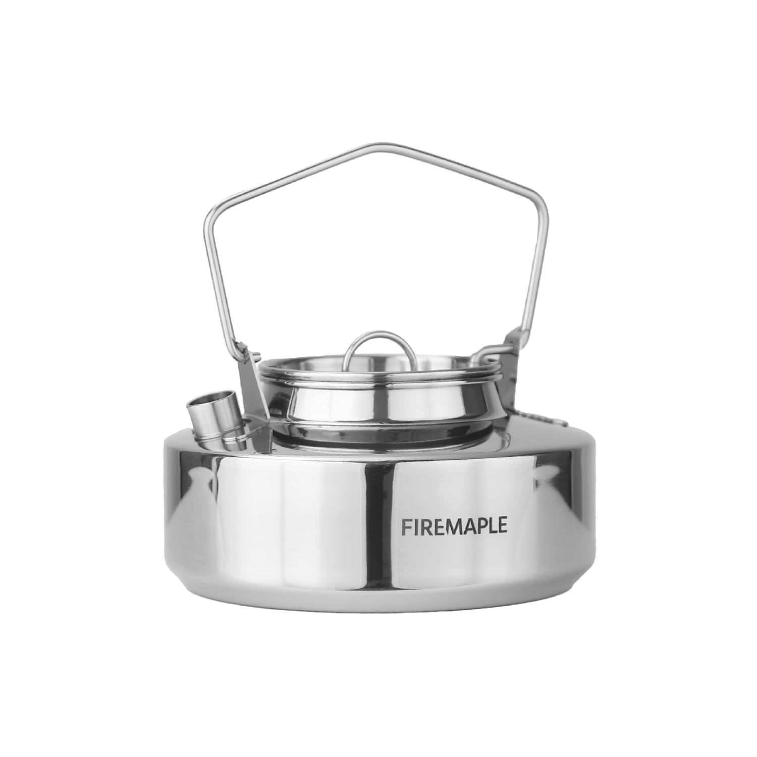 Portable Stainless Steel Camping Kettle for Campfire Cooking