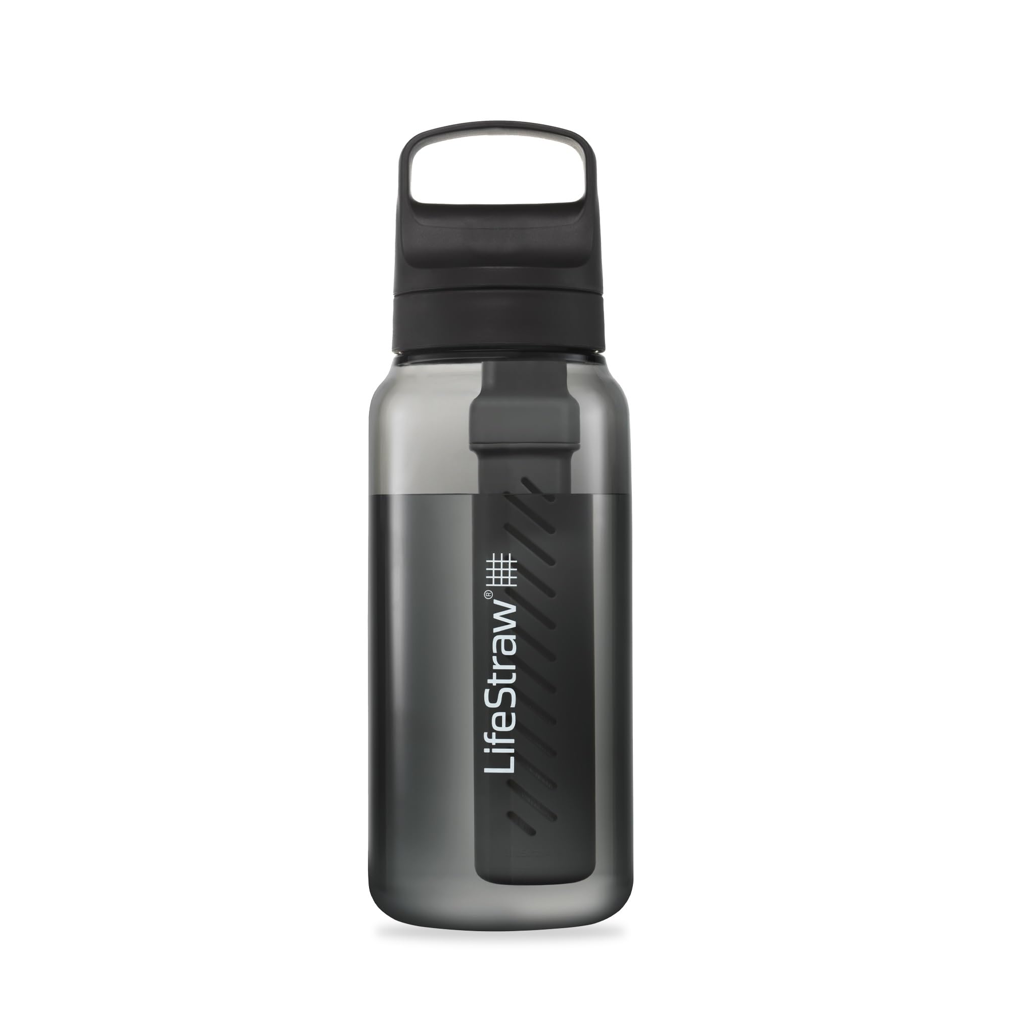 LifeStraw Go Series, BPA-Free Water Bottle for Travel and Everyday Use Removes Bacteria, Parasites, Microplastics, Improves Taste