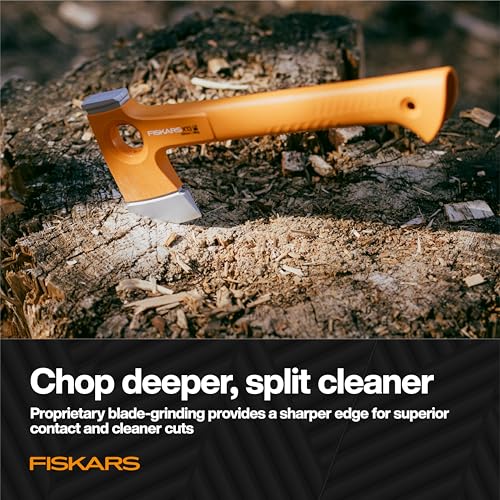 Fiskars Super Splitting Axe, Wood Splitter for Medium to Large Size Logs, with Shock-Absorbing FiberComp Handle