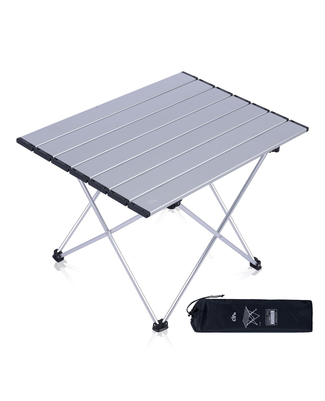 iClimb Ultralight Compact Camping Folding Table with Carry Bag