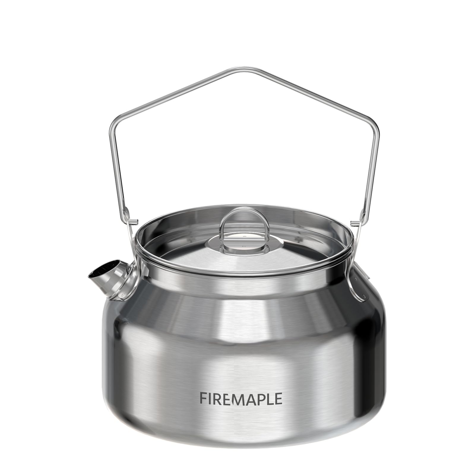 Portable Stainless Steel Camping Kettle for Campfire Cooking