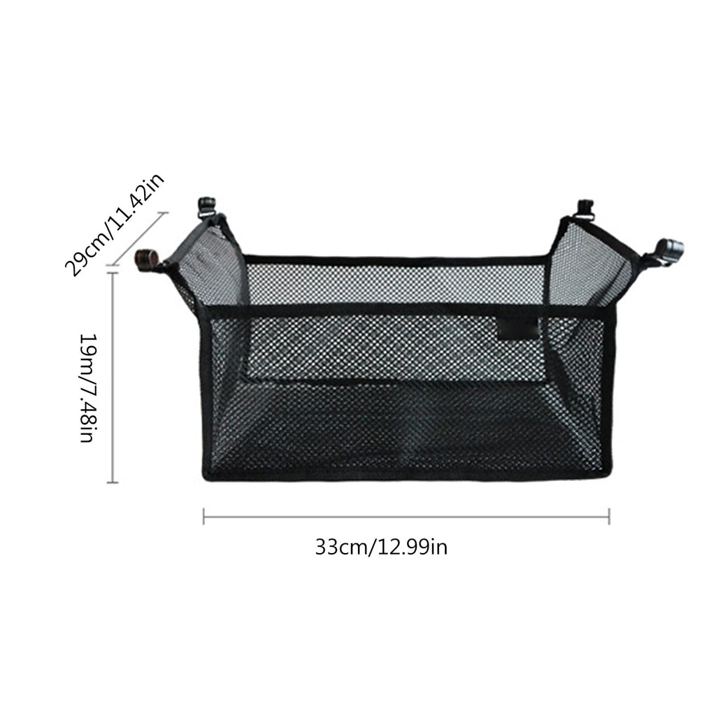 DIIOOMIEEU Outdoor Foldable Table Net Bag, Fine Knitted Thick Net Storage Bag, Under Desk Bag Portable Desk Bag