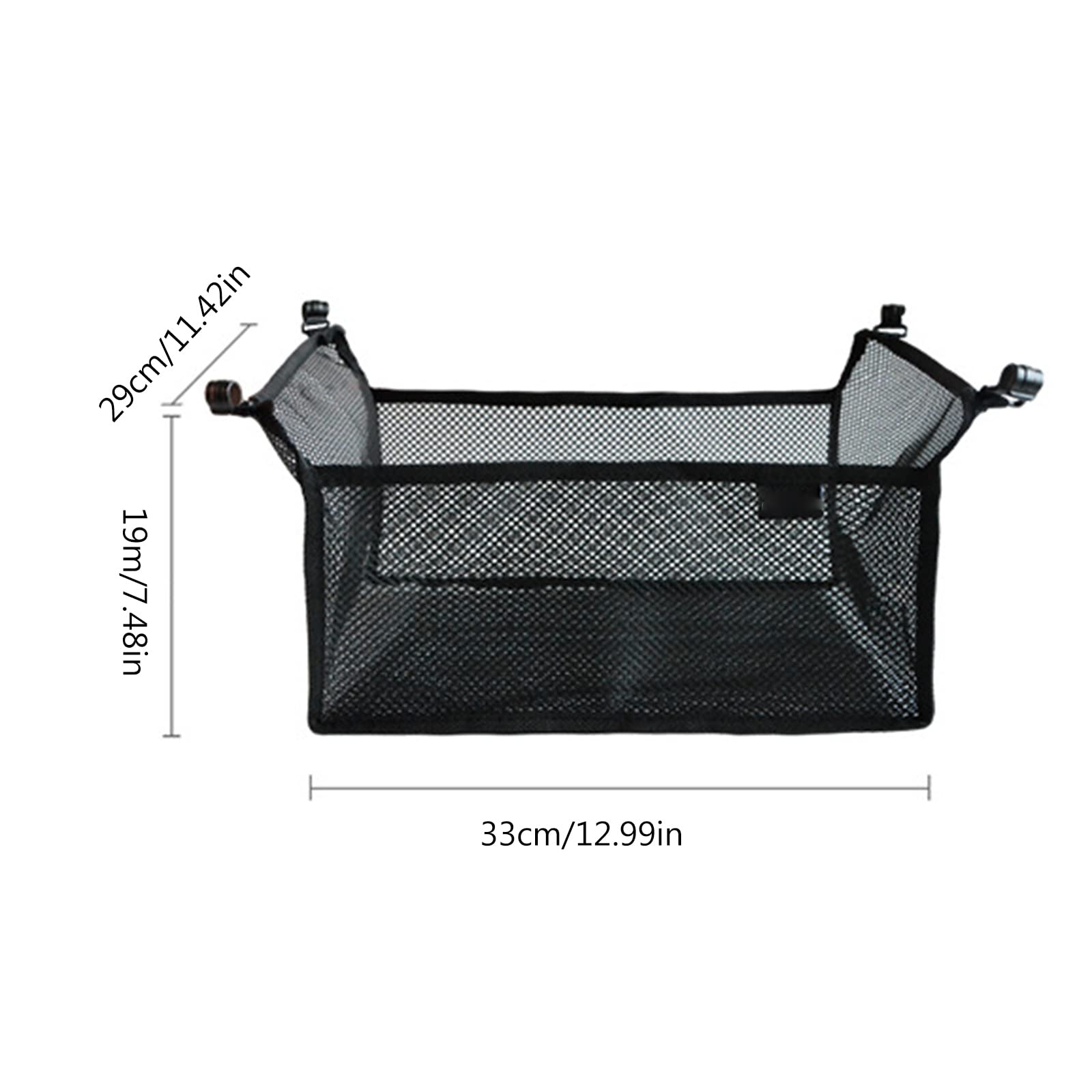 DIIOOMIEEU Outdoor Foldable Table Net Bag, Fine Knitted Thick Net Storage Bag, Under Desk Bag Portable Desk Bag