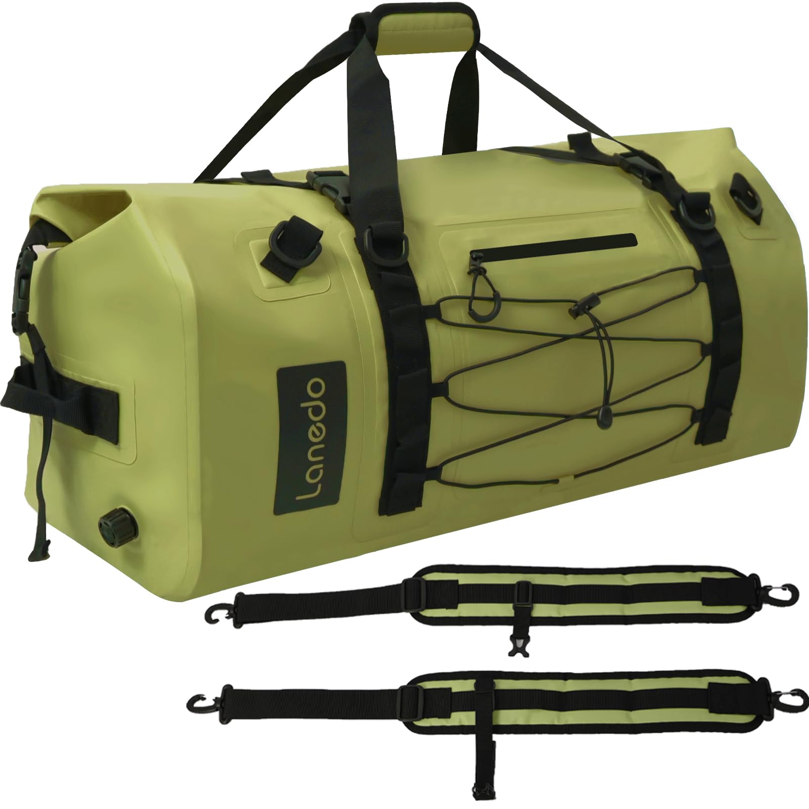 Lanedo 80L Dry Bag Large Waterproof Bag Roll-Top Heavy Duty Fishing Duffel Bag with Durable Straps & Handles for Kayaking Paddle boarding Boating Rafting Fishing