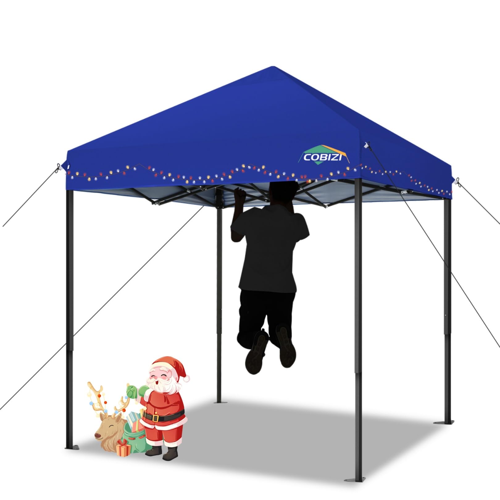 COBIZI Heavy Duty Pop up Canopy Tent with Sidewalls Commercial Canopy