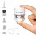 FLEXTAILGEAR Tiny Pump 3X Portable Air Pump for Inflatables, Advanced Low Noise Design, Air Mattress Pump with 5-Mode Light, Electric Air Pump for Camping Gear Pool Floats Sleeping Pads