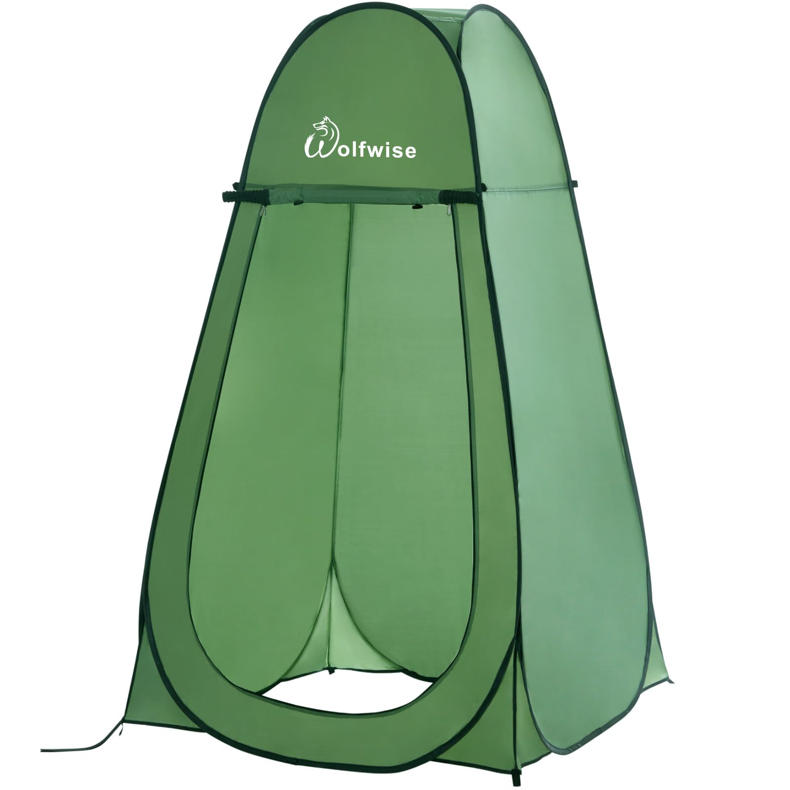 Wolfwise Pop Up Shower Tent for Camping Essentials, Portable Instant Changing Tent with Ventilation Window & Carry Bag, Privacy Dressing Room Bathroom Toilet for Beach, Outdoor