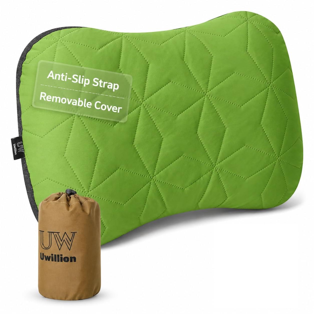 Ultralight Inflatable Camping Pillow with Washable Cover
