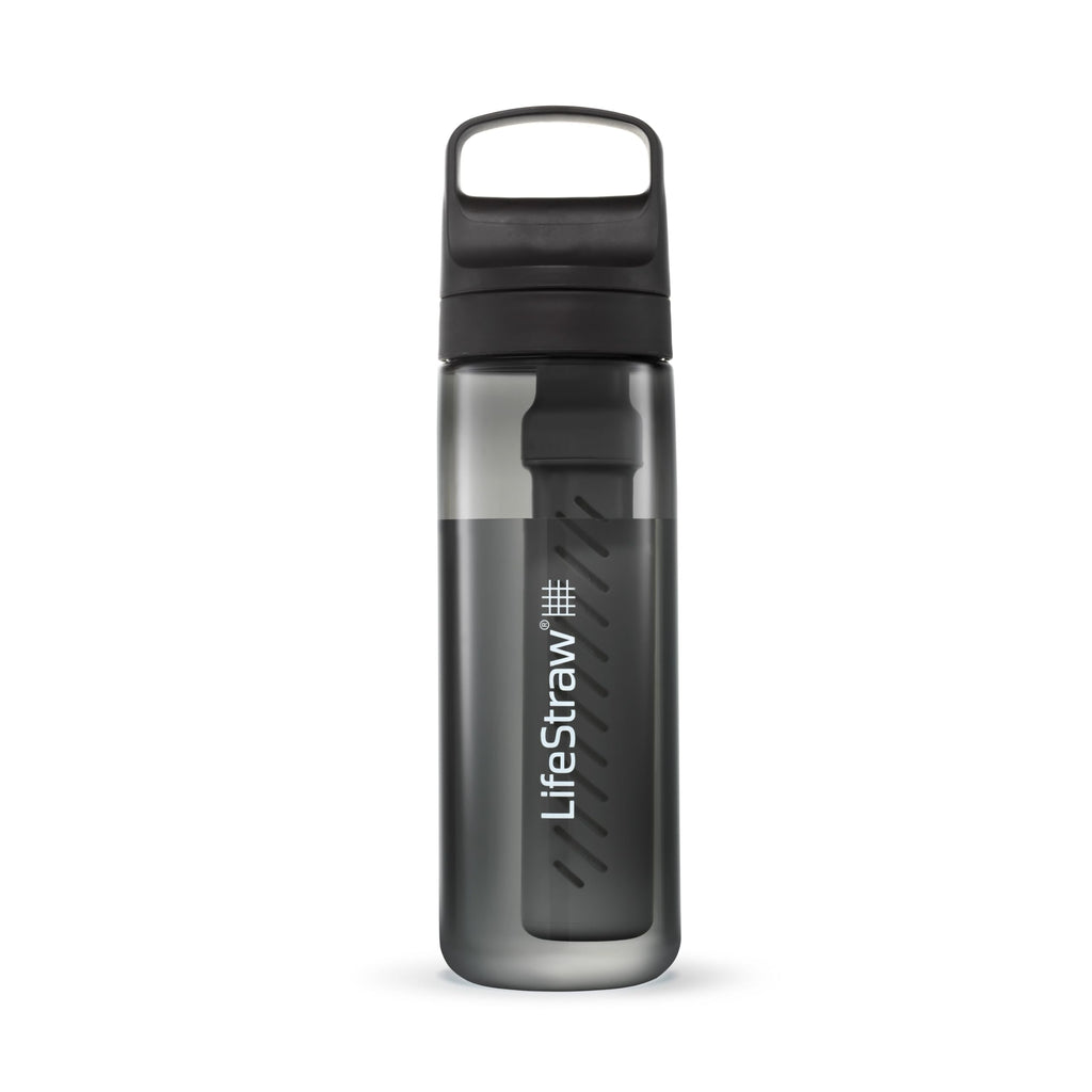 LifeStraw Go Series, BPA-Free Water Bottle for Travel and Everyday Use Removes Bacteria, Parasites, Microplastics, Improves Taste