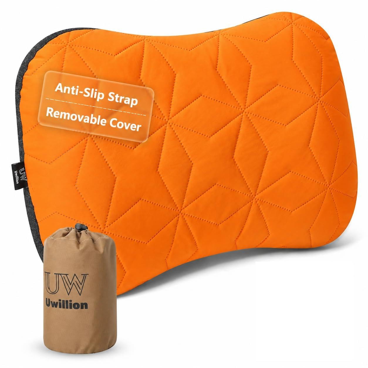 Ultralight Inflatable Camping Pillow with Washable Cover