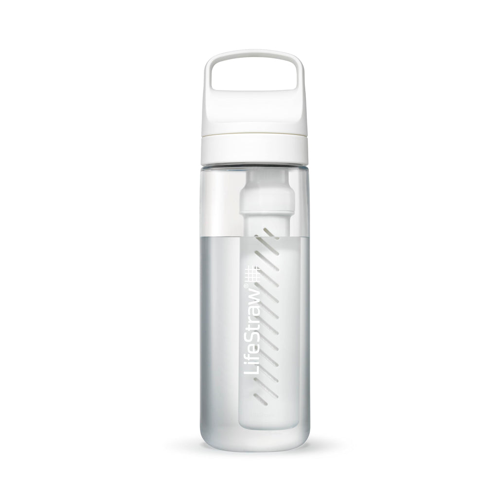 LifeStraw Go Series, BPA-Free Water Bottle for Travel and Everyday Use Removes Bacteria, Parasites, Microplastics, Improves Taste