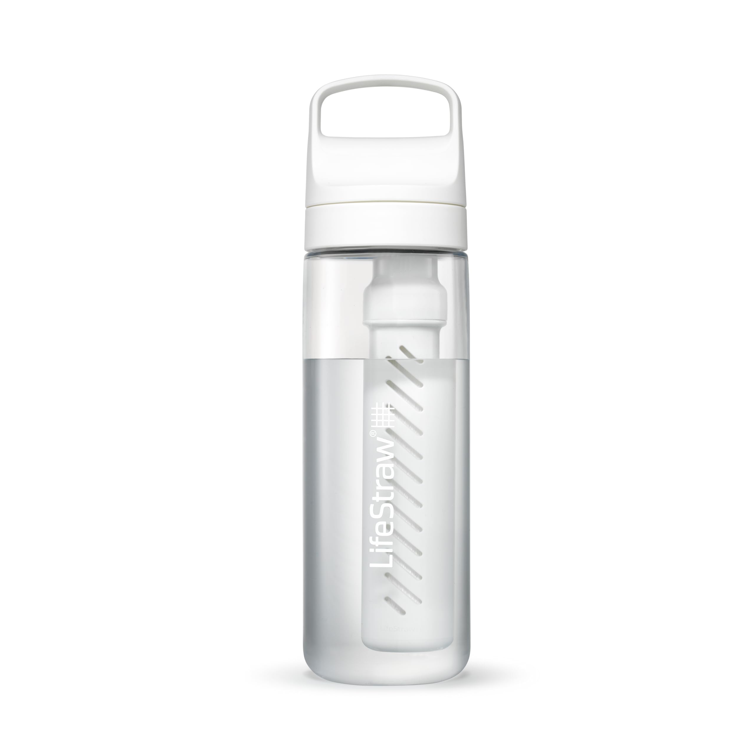 LifeStraw Go Series, BPA-Free Water Bottle for Travel and Everyday Use Removes Bacteria, Parasites, Microplastics, Improves Taste