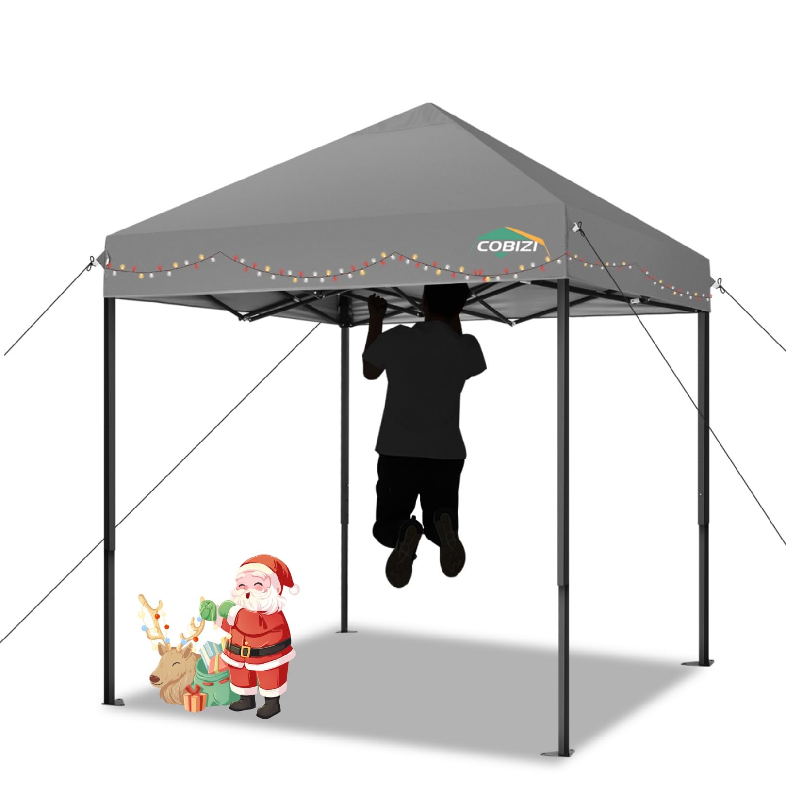 COBIZI Heavy Duty Pop up Canopy Tent with Sidewalls Commercial Canopy