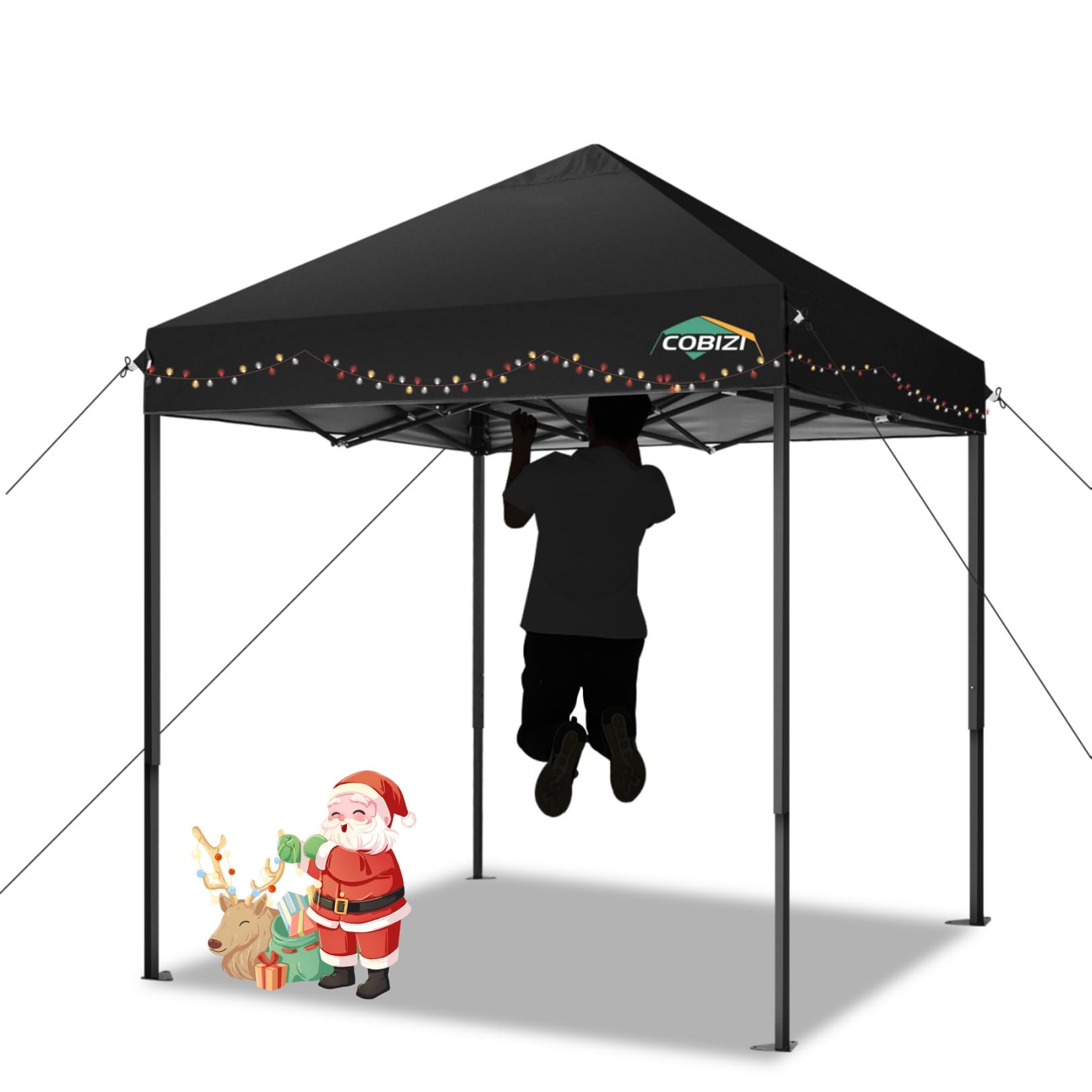 COBIZI Heavy Duty Pop up Canopy Tent with Sidewalls Commercial Canopy