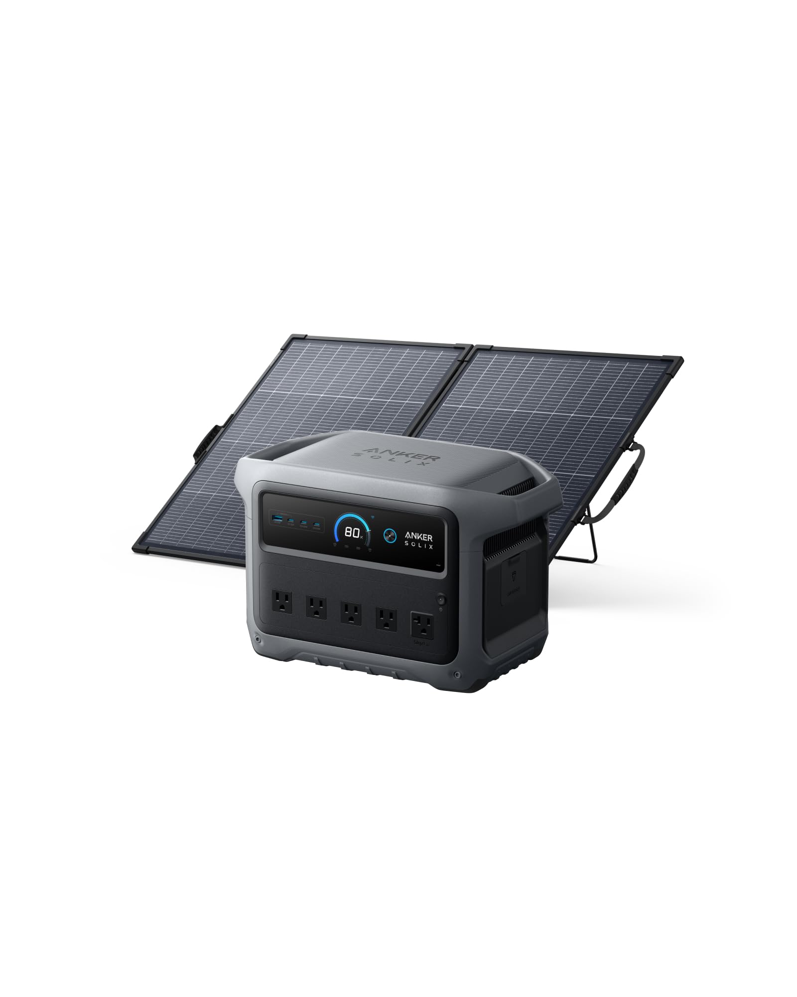 Anker SOLIX C1000 Gen 2 Portable Power Station, 2,000W (Peak 3,000W) Solar Generator, Full Charge in 49 Min, 1,024Wh LiFePO4 Battery for Home Backup, Power Outages, and Camping (Optional Solar Panel)