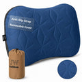 UWILLION Inflatable Camping Pillow with Removable Cover - Ultralight Inflatable Pillow Lightweight, Ergonomic and Washable for Camping, Hiking, and Travel
