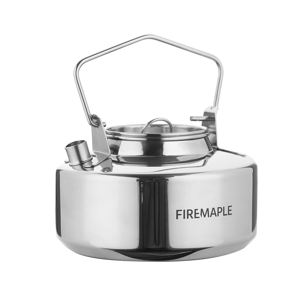 Fire-Maple Antarcti Portable Lightweight Stainless Steel Camping Kettle | Durable and Portable Camp Tea Pot | Ideal for Bushcraft and Outdoor Campfire Use