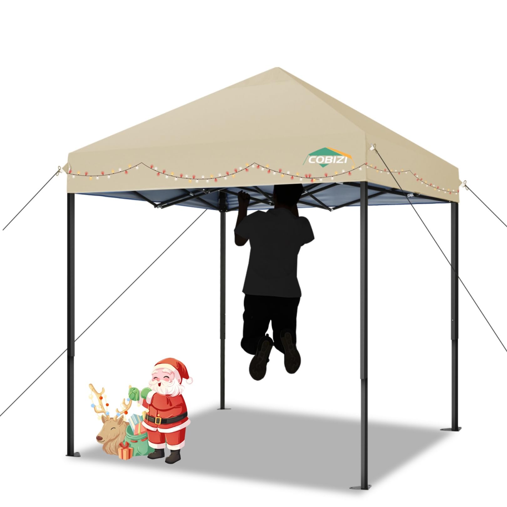 COBIZI Heavy Duty Pop up Canopy Tent with Sidewalls Commercial Canopy