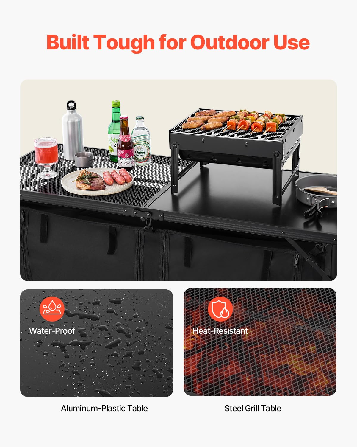 VEVOR Camping Kitchen Table