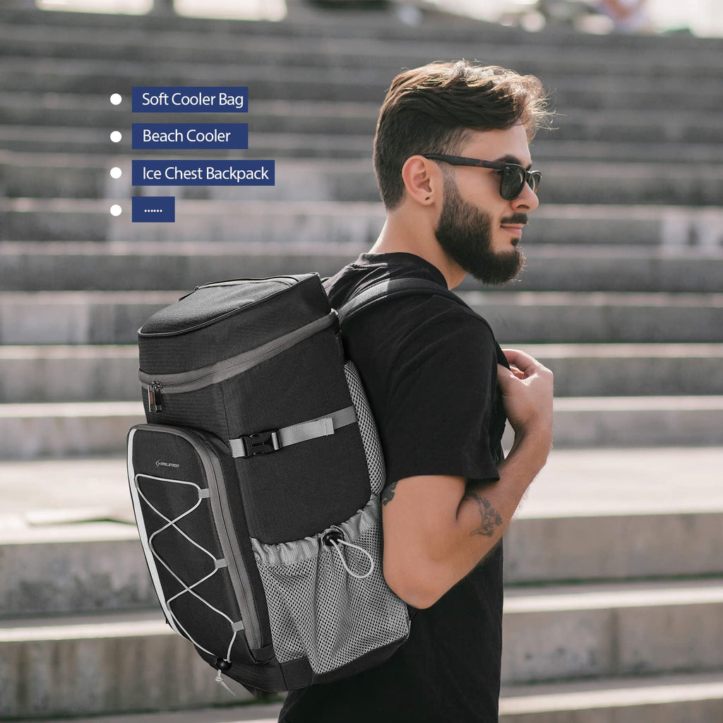 Maelstrom 35/50Can Insulated Cooler Backpack, Leakproof Soft Lunch Ice Bag