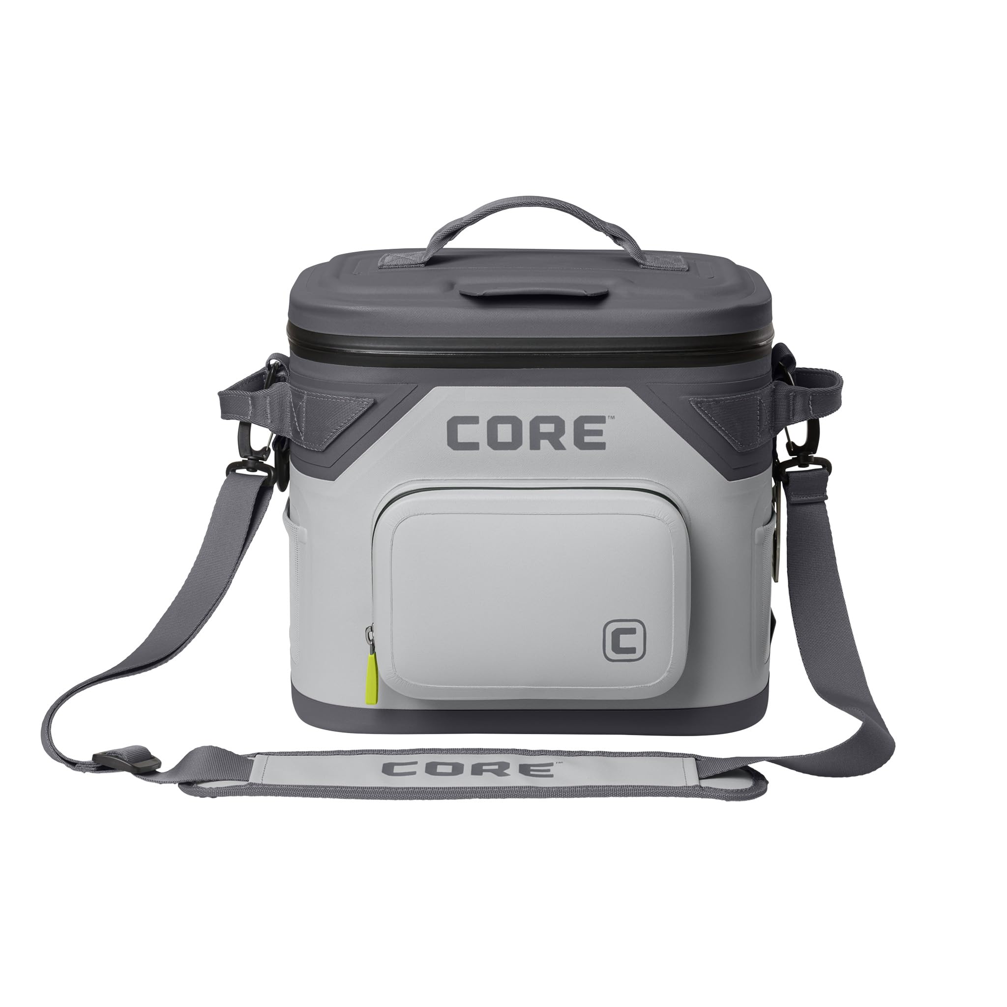CORE Magnetic Leak Proof Soft Cooler with Waterproof Zipper | Insulated Bag Portable Ice Chest Box | Best Soft Cooler for Food & Beverages for Tailgating, Car Camping, Travel, and Family Beach Picnics