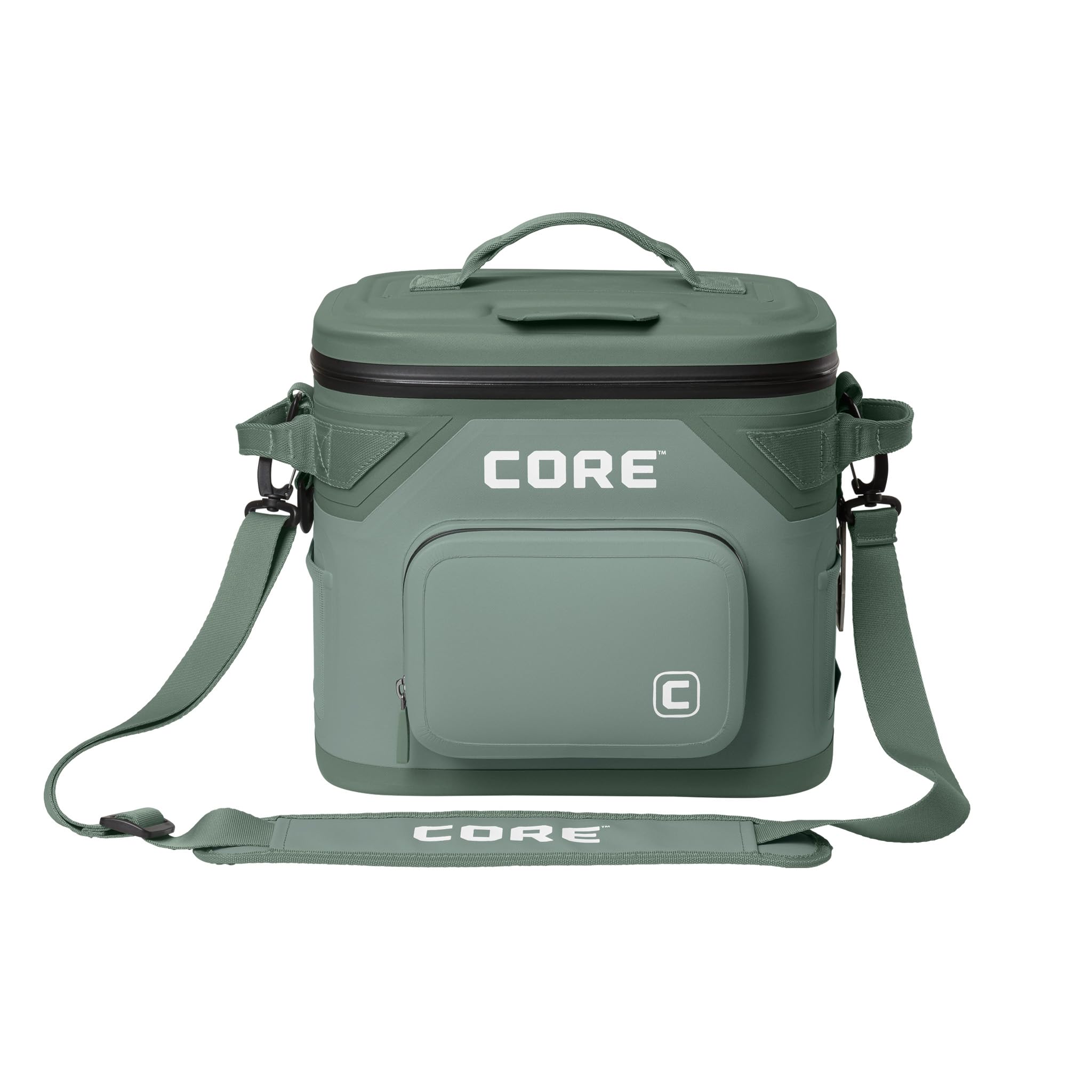 CORE Magnetic Leak Proof Soft Cooler with Waterproof Zipper | Insulated Bag Portable Ice Chest Box | Best Soft Cooler for Food & Beverages for Tailgating, Car Camping, Travel, and Family Beach Picnics