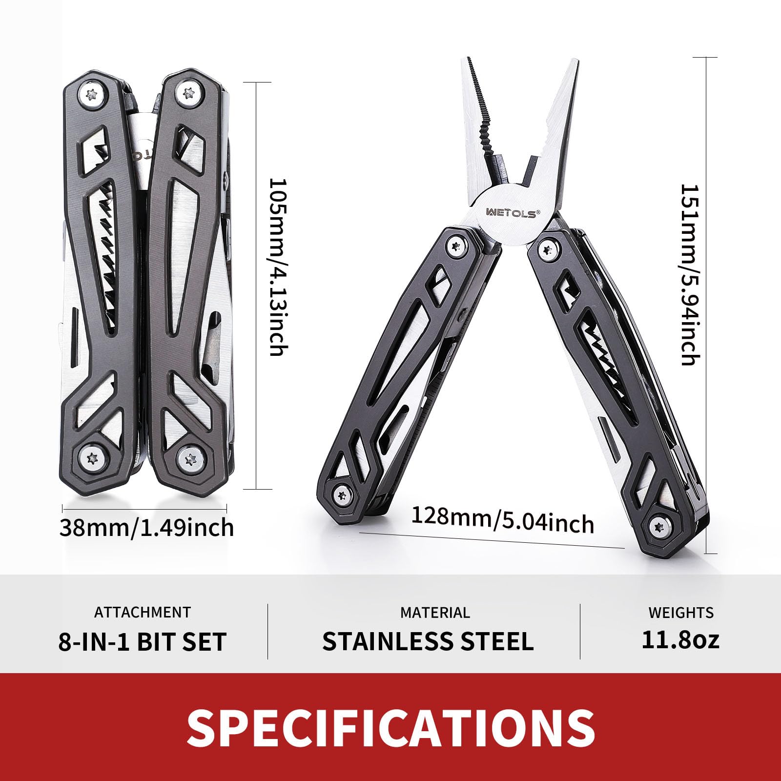 WETOLS Multitool Needle Nose Pliers Series