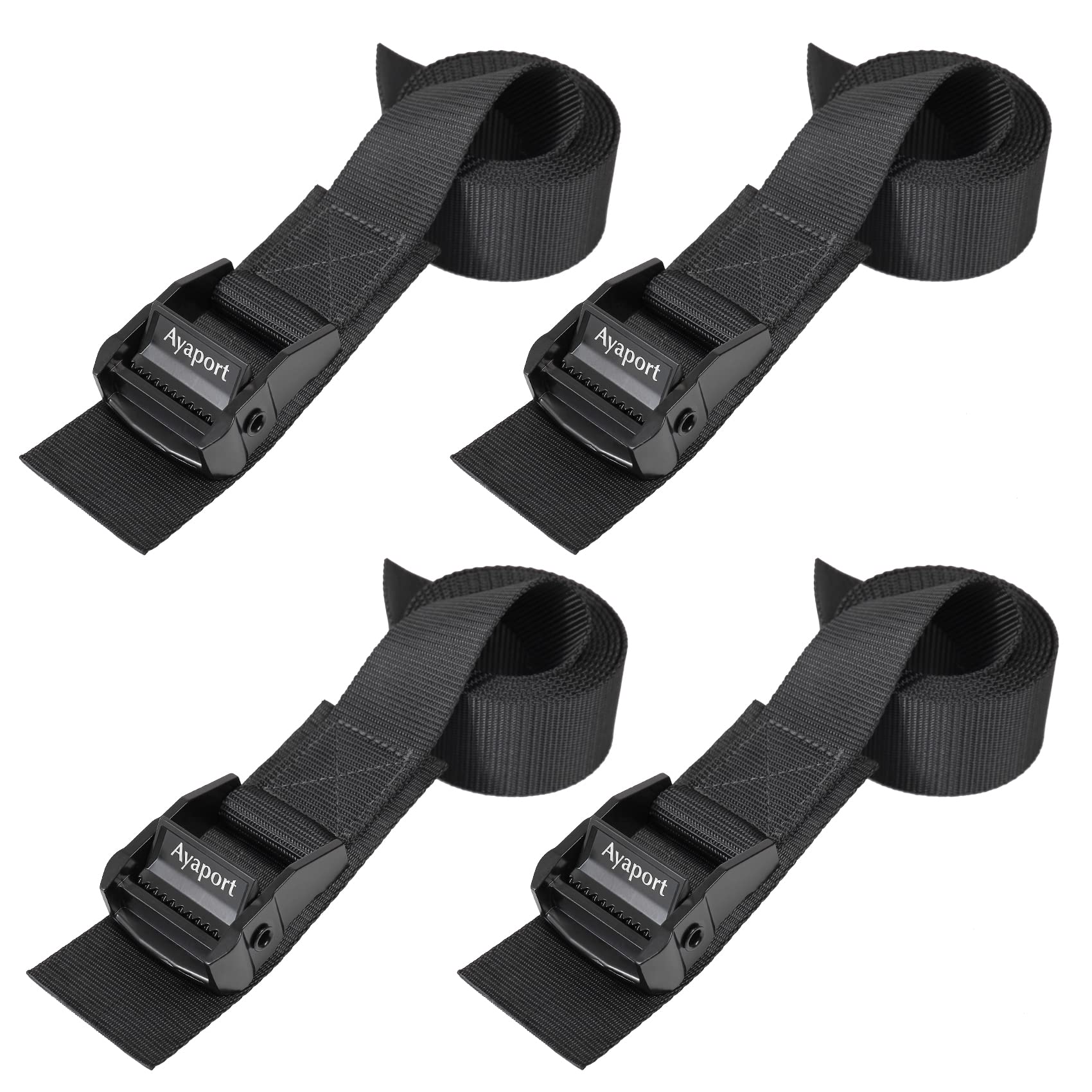 Ayaport Lashing Straps with Buckles Adjustable Cam Buckle Tie Down Cinch Strap