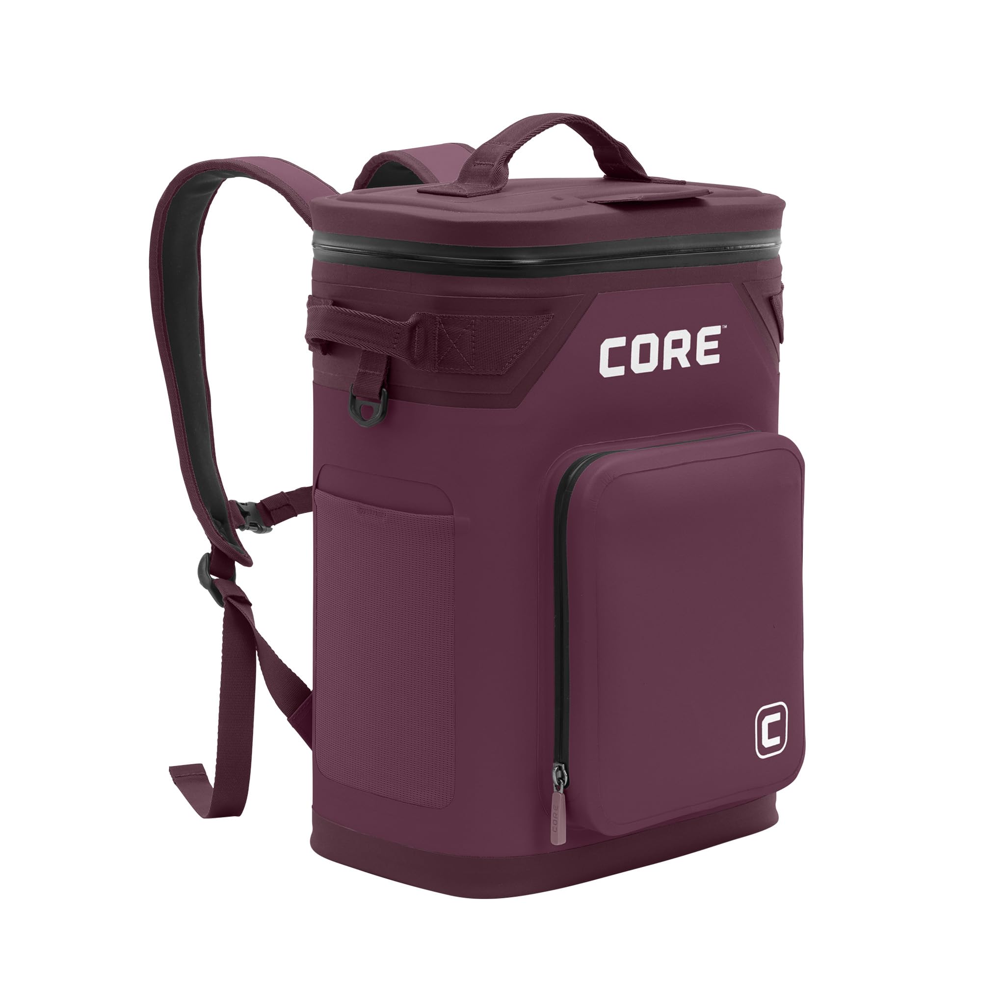 CORE Magnetic Leak Proof Soft Cooler with Waterproof Zipper | Insulated Bag Portable Ice Chest Box | Best Soft Cooler for Food & Beverages for Tailgating, Car Camping, Travel, and Family Beach Picnics