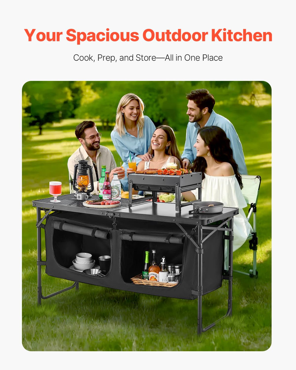 VEVOR Camping Kitchen Table