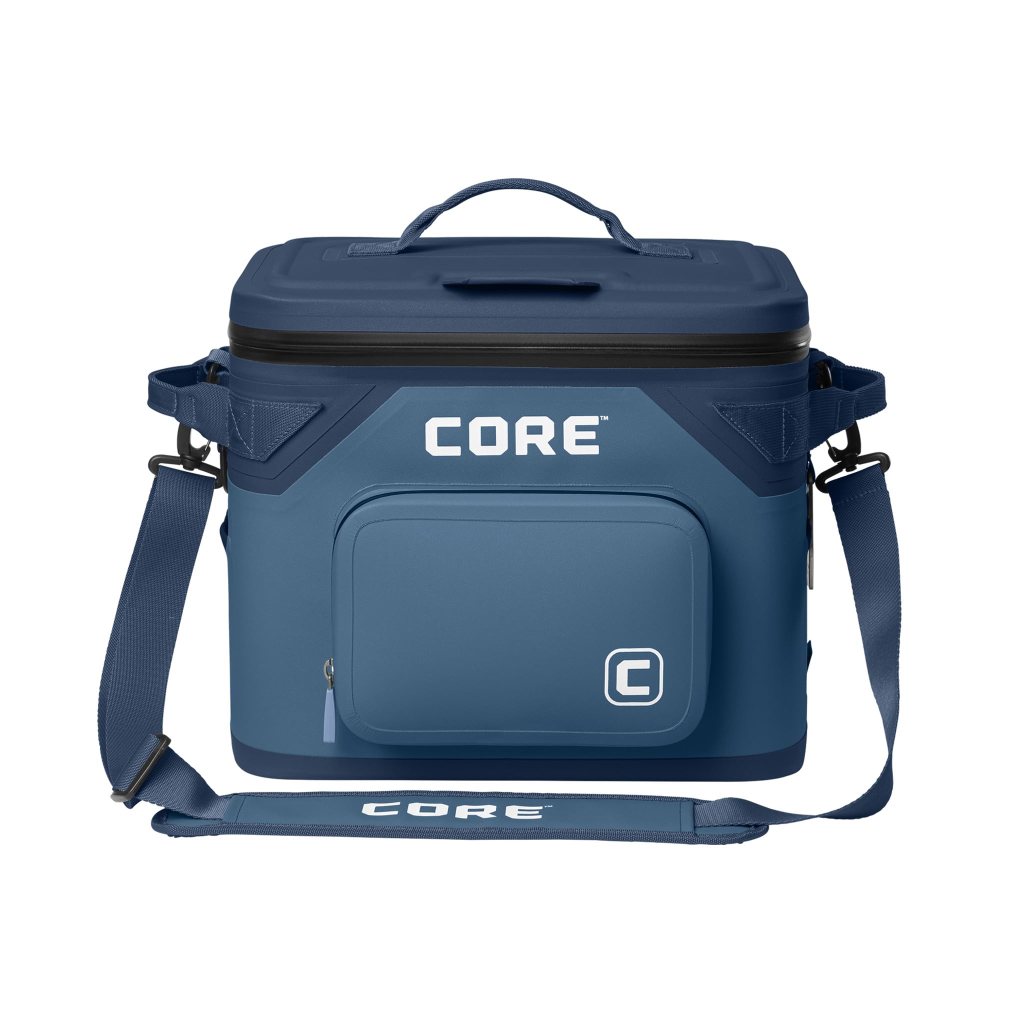 CORE Magnetic Leak Proof Soft Cooler with Waterproof Zipper | Insulated Bag Portable Ice Chest Box | Best Soft Cooler for Food & Beverages for Tailgating, Car Camping, Travel, and Family Beach Picnics