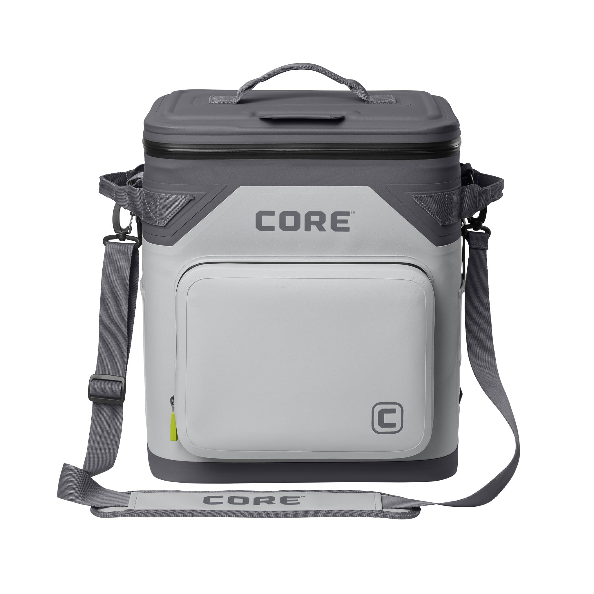 CORE Magnetic Leak Proof Soft Cooler with Waterproof Zipper | Insulated Bag Portable Ice Chest Box | Best Soft Cooler for Food & Beverages for Tailgating, Car Camping, Travel, and Family Beach Picnics