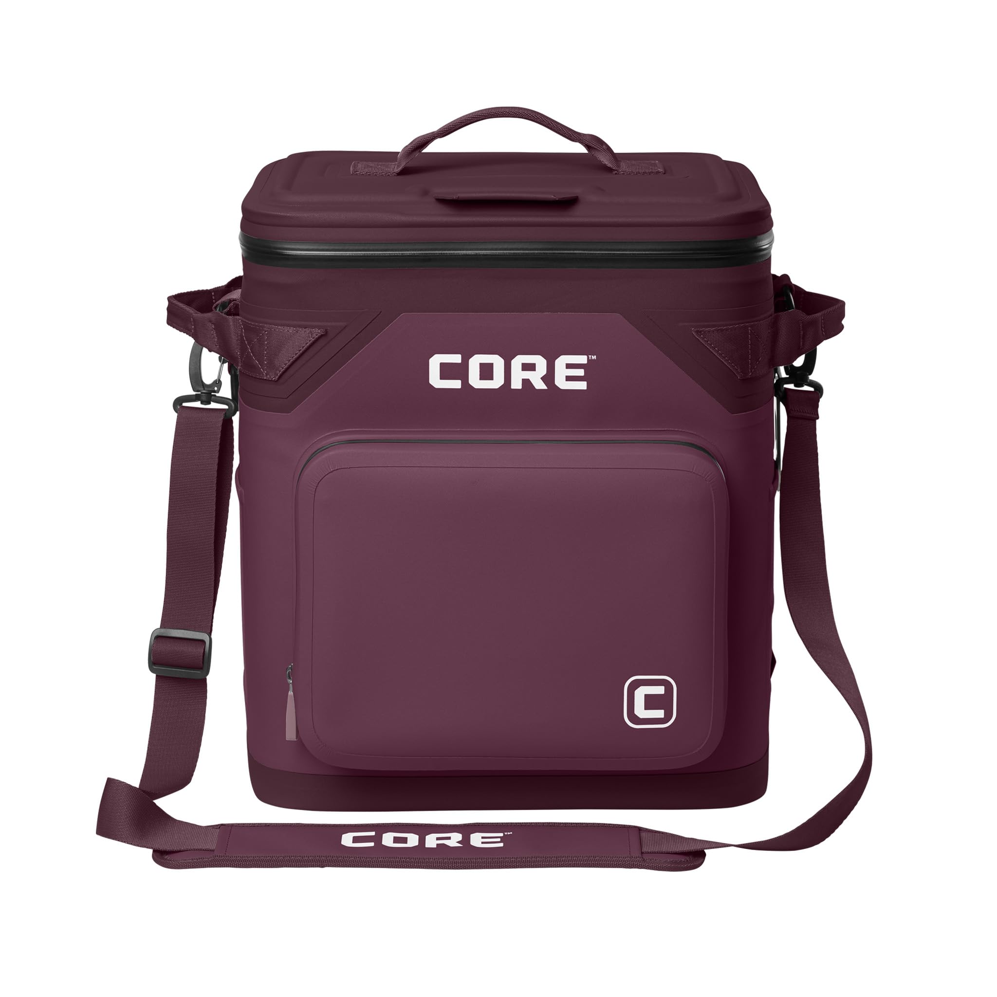 CORE Magnetic Leak Proof Soft Cooler with Waterproof Zipper | Insulated Bag Portable Ice Chest Box | Best Soft Cooler for Food & Beverages for Tailgating, Car Camping, Travel, and Family Beach Picnics