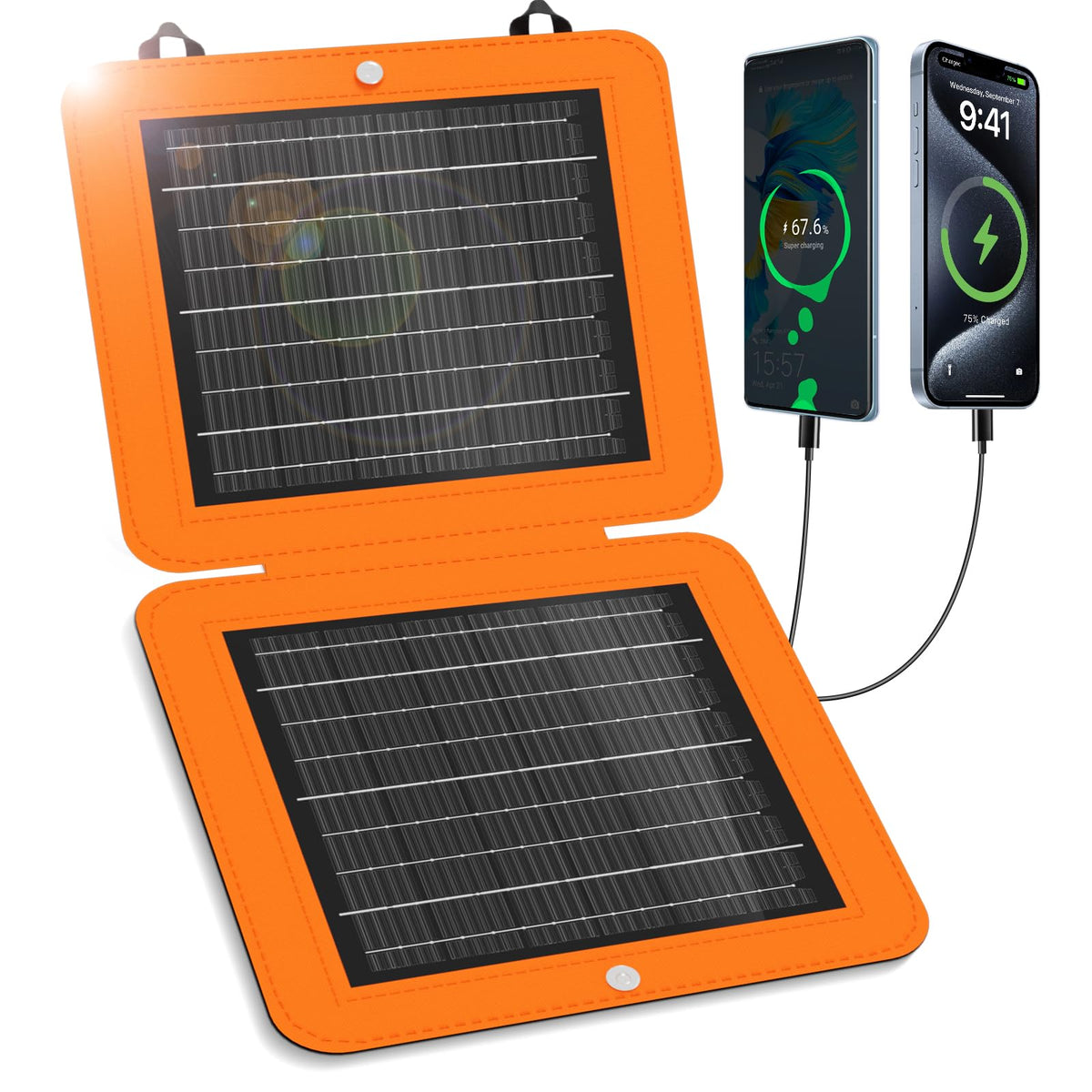 Portable Solar Panel Charger for Camping Power Stations