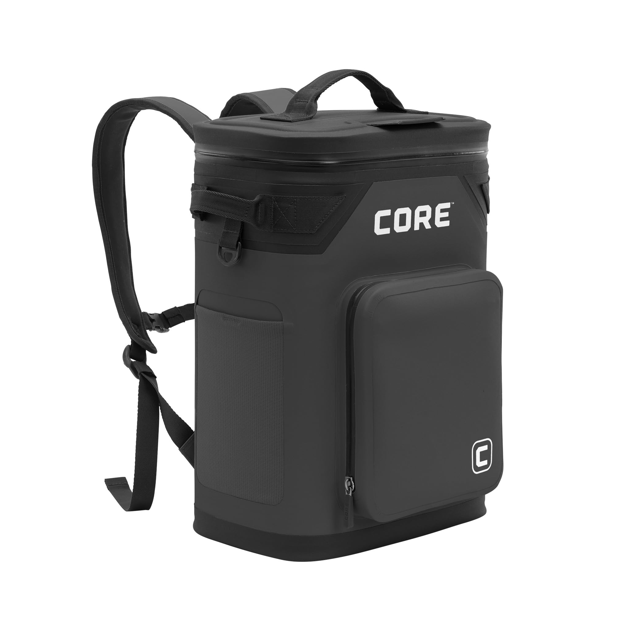 CORE Magnetic Leak Proof Soft Cooler with Waterproof Zipper | Insulated Bag Portable Ice Chest Box | Best Soft Cooler for Food & Beverages for Tailgating, Car Camping, Travel, and Family Beach Picnics
