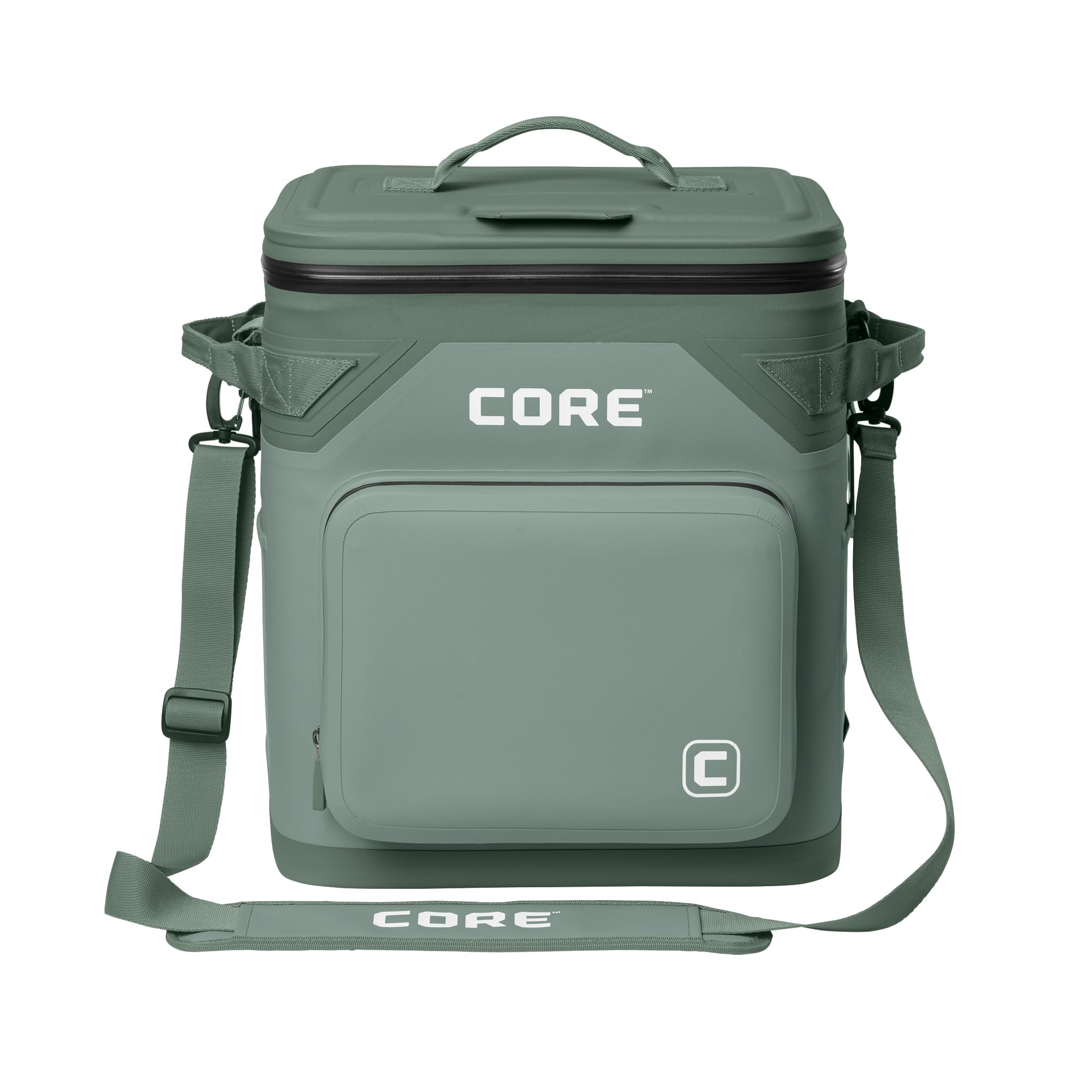 CORE Magnetic Leak Proof Soft Cooler with Waterproof Zipper | Insulated Bag Portable Ice Chest Box | Best Soft Cooler for Food & Beverages for Tailgating, Car Camping, Travel, and Family Beach Picnics