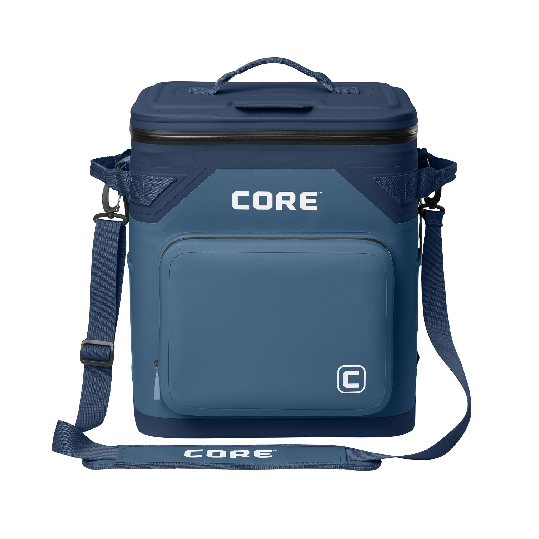 CORE Magnetic Leak Proof Soft Cooler with Waterproof Zipper | Insulated Bag Portable Ice Chest Box | Best Soft Cooler for Food & Beverages for Tailgating, Car Camping, Travel, and Family Beach Picnics