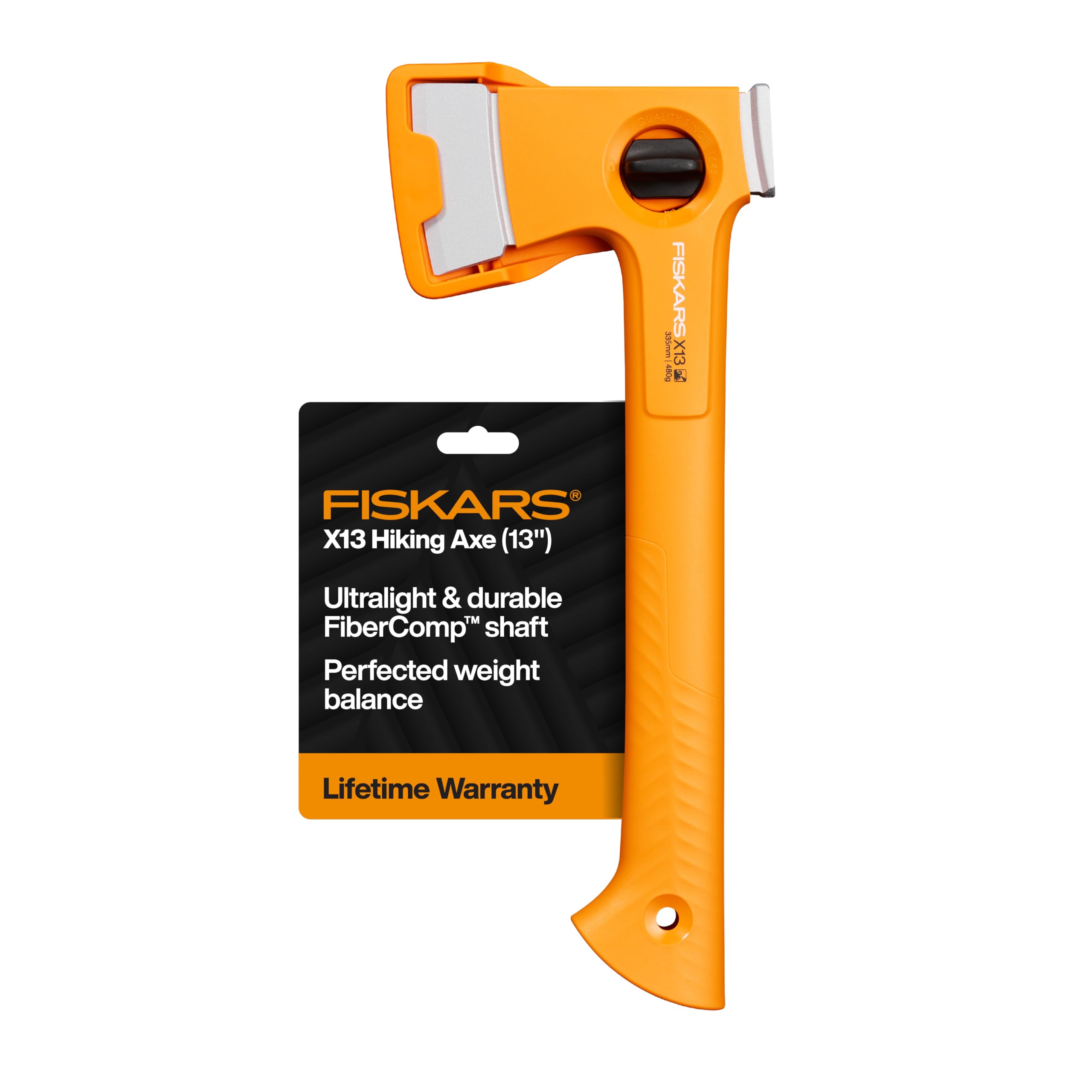 Fiskars Super Splitting Axe, Wood Splitter for Medium to Large Size Logs, with Shock-Absorbing FiberComp Handle