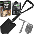Rhino USA Folding Camping Shovel with Pick - Tactical Entrenching Tool