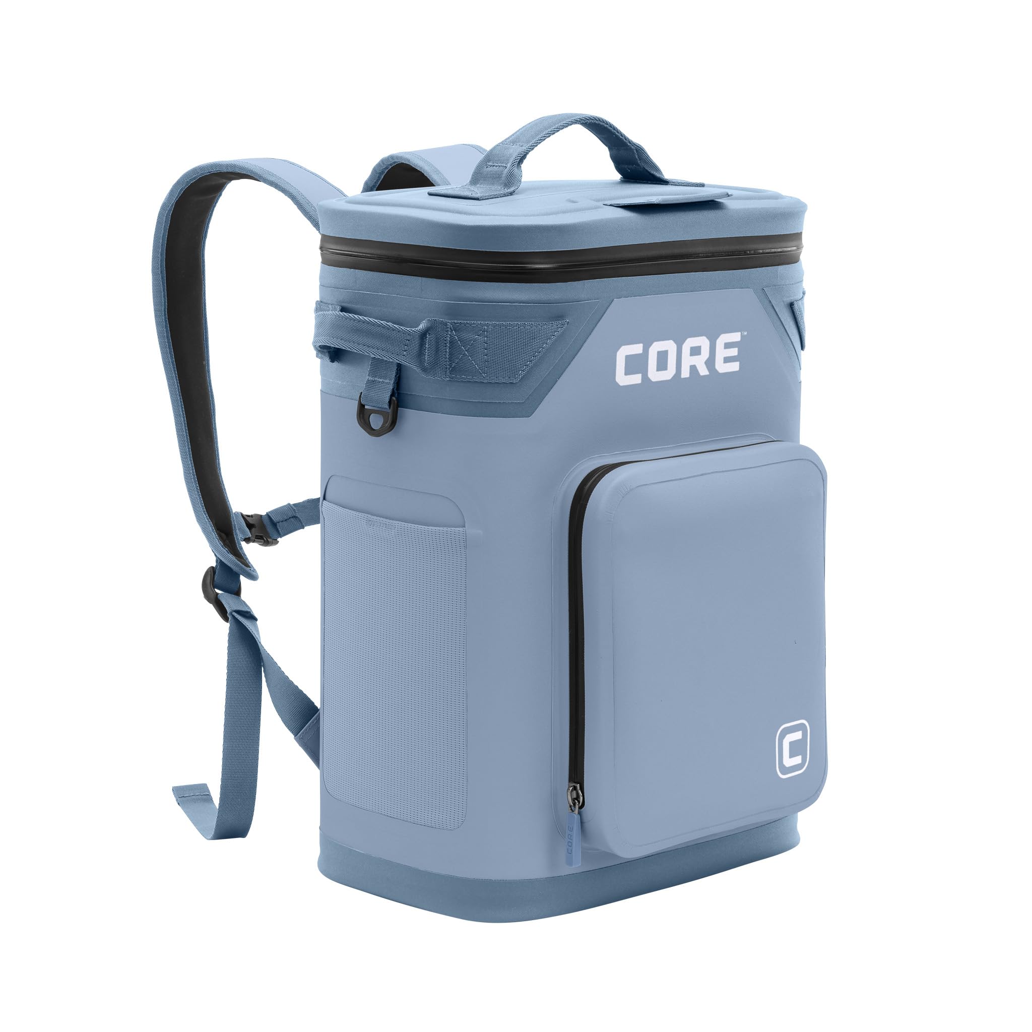 CORE Magnetic Leak Proof Soft Cooler with Waterproof Zipper | Insulated Bag Portable Ice Chest Box | Best Soft Cooler for Food & Beverages for Tailgating, Car Camping, Travel, and Family Beach Picnics