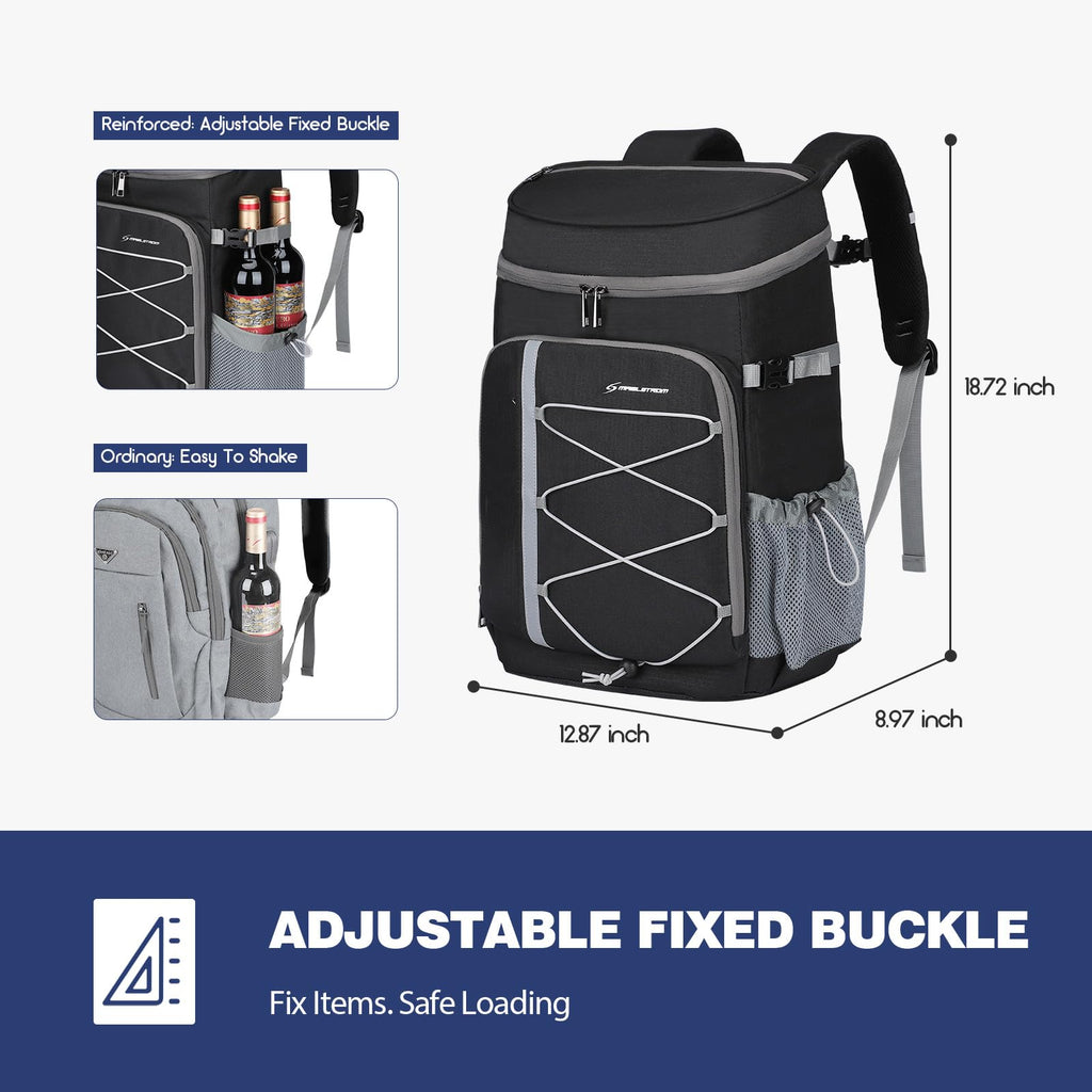 Maelstrom 35/50Can Insulated Cooler Backpack, Leakproof Soft Lunch Ice Bag