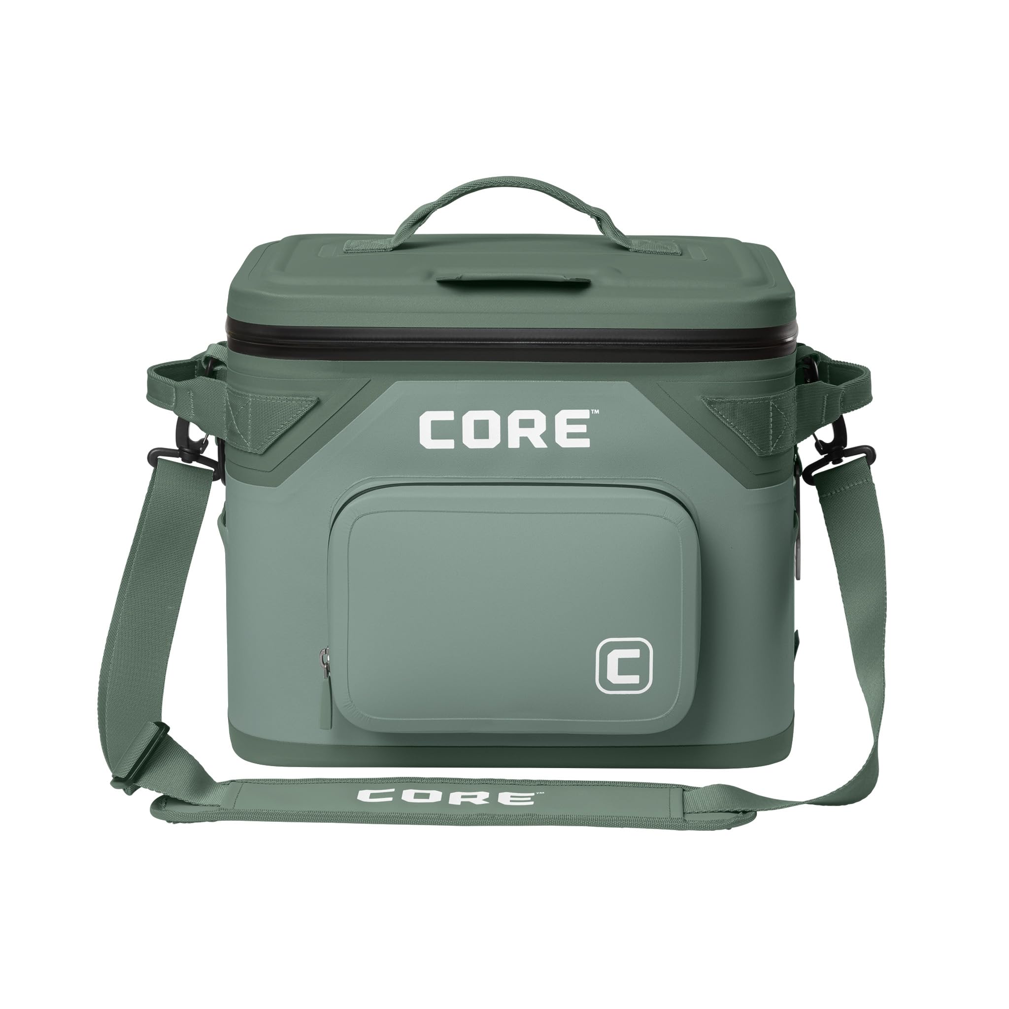 CORE Magnetic Leak Proof Soft Cooler with Waterproof Zipper | Insulated Bag Portable Ice Chest Box | Best Soft Cooler for Food & Beverages for Tailgating, Car Camping, Travel, and Family Beach Picnics